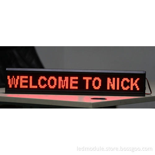 LED Panel Moving Message Sign /LED Message Display P7.62